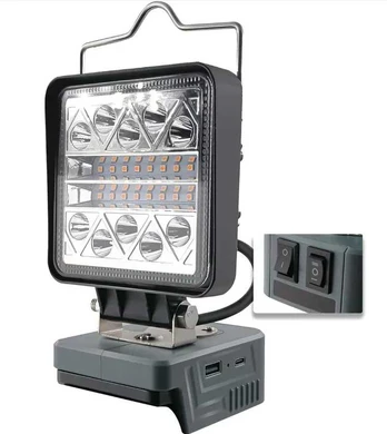 LED arbejdslampe 800-1800 lumen til Dewalt batterier