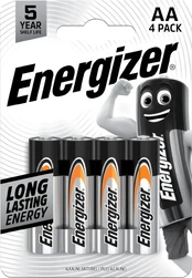 Energizer battery Everyday AA CP4 kaina