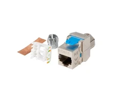 MODUŁ KEYSTONE GNIAZDO BEZNARZĘDZIOWY RJ45 KAT.8.1 FTP LANBERG kaina