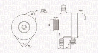 Kintamosios srovės generatorius MAGNETI MARELLI 063732112010