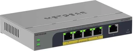 Šakotuvas NETGEAR 5PT GB PLUS komutatorius su POE+ GS105EPP