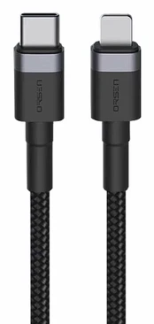 Orsen S51 Type C į Lightning 3A 1 m juodas