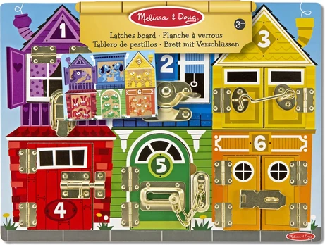 Melissa & Doug playset Latches Board