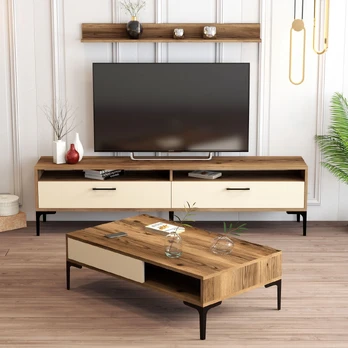 Istanbul - Walnut, Cream