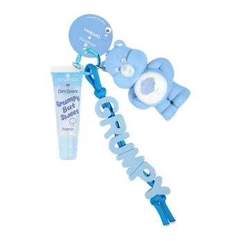ESSENCE CARE BEARS lūpų blizgis + raktų pakabutis, 9,5 ml