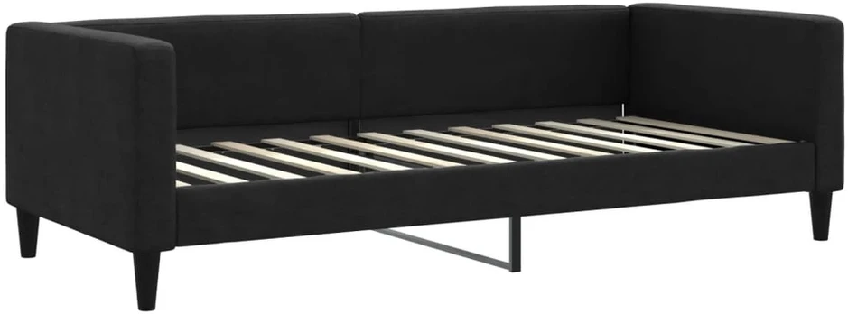 Lova Sofa, juodos spalvos, 90x200cm, audinys