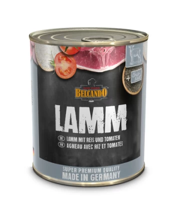 BELCANDO Ėriena + Ryžiai + pomidorai 800 g