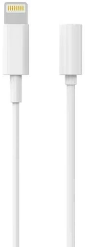Sinox PRO Lightning Jack adapter m/original Apple™ chip. 0,15m. Hvid