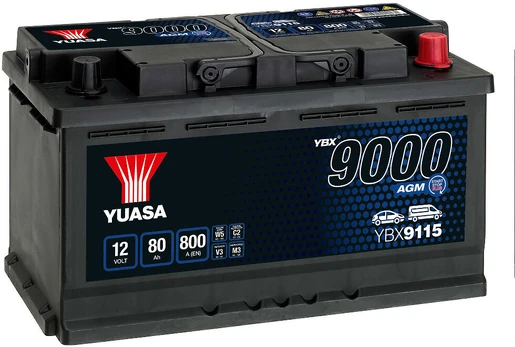 Starterio akumuliatorius YUASA YBX9115