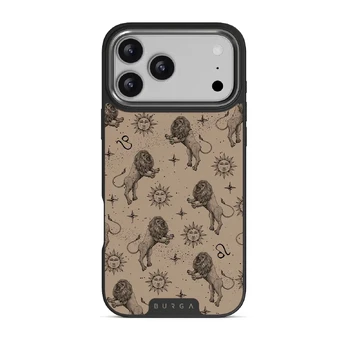 Leo - iPhone 17 Pro Max Case, Elite Dark (MagSafe) / Gunmetal / Beige