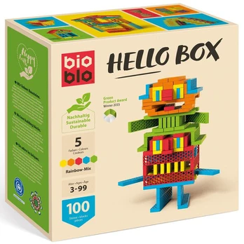 Kaladėlės Bioblo Rainbow-Mix, 100 vnt.