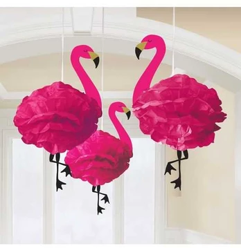 Usorteret Flamingo papirvæv
