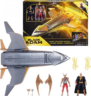 Rinkinys Spin Master Black Adam Hawk Cruiser Patrol 6064871