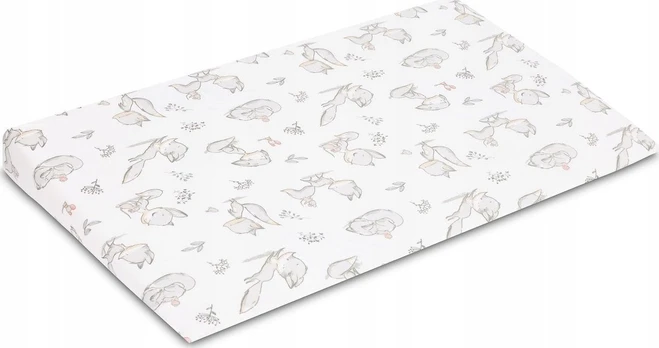 Pagalvės užvalkalas Sensillo Fox & Mouse, balta/pilka