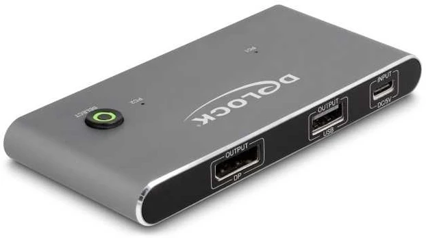 Delock USB-C™ KVM Switch zu HDMI 8K 60 Hz mit USB 2.0