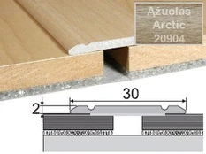 Profilis Effector A02 sujungimo, klijuojamas | ąžuolas Arctic 93 cm 30x2 mm