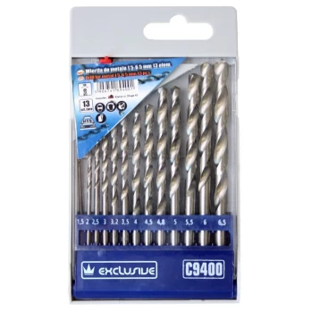 Metalo grąžtų rinkinys Richmann, 1,5-6,5 mm