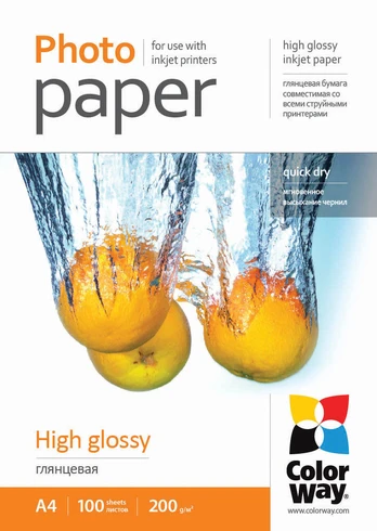 200 g/m² | A4 | High Glossy Photo Paper | PG200100A4