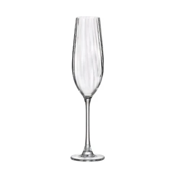 Crystalite Taurės šampanui COLUMBA OPTIC (2 vnt., 260 ml)
