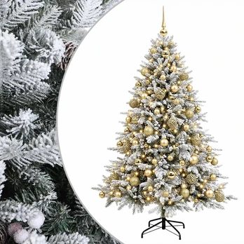 Dirbtinė kalėdinė eglutė su rutuliuku 180 cm 300 LED