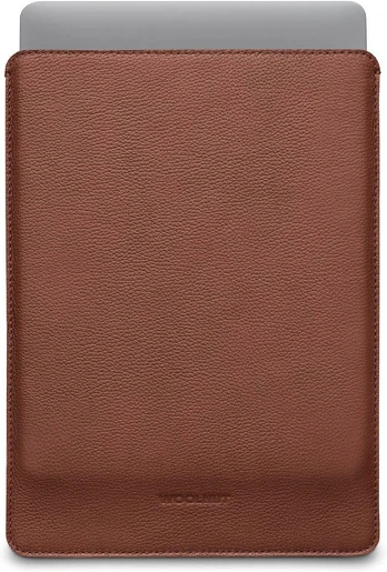 Woolnut Leather Sleeve -suojatasku 14 MacBook Pro, konjakki
