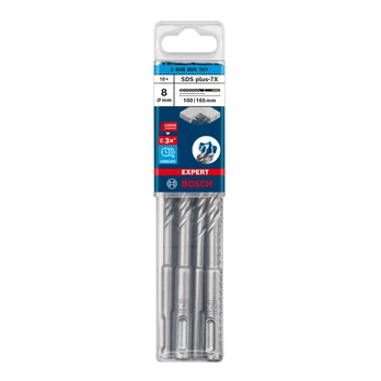 Bosch SDS-plus-7X grąžtas 8x100x165mm, 10 vnt.