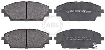 Stabdžių trinkelių rinkinys, diskinis stabdys A.B.S. 35022