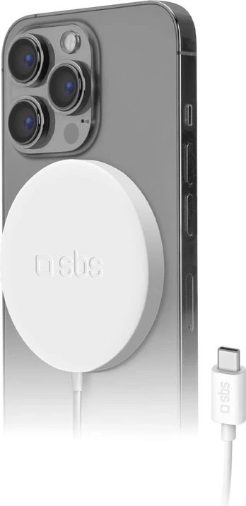 SBS wireless charger Magsafe 15W, white
