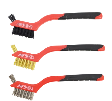AW-Tools AWTOOLS SZCZOTKI DRUCIANE MINI KOMPLET 3 vnt..