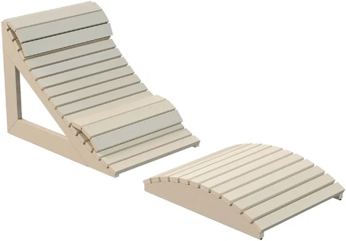 Harvia ergonominis pirties gultas, drebulė