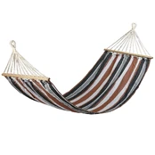 Hamakas Patio Paradise, rudas/baltas/pilkas, 200 cm kaina