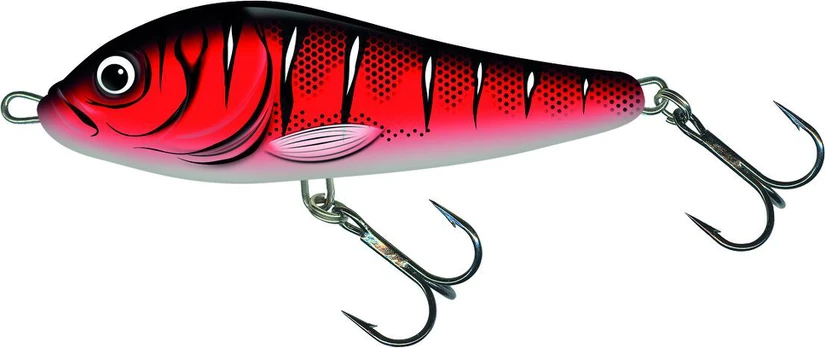 Skęstantis vobleris Salmo Rattlin' Slider, 11 cm, Red Wake