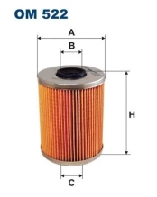 Alyvos filtras FILTRON OM 522 kaina