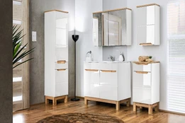Vonios spintelė COMAD BALI WHITE 821 -80 CM FSC, balta kaina