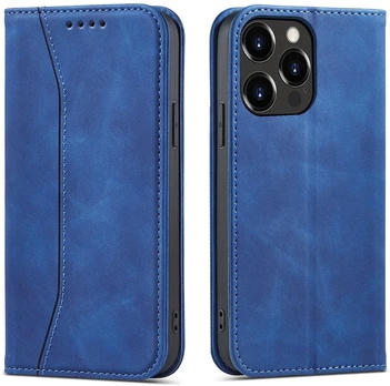 Hurtel Magnet Fancy dėklas iPhone 13 Pro Max – mėlynas