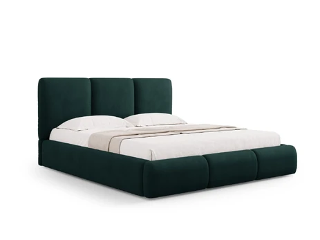 Storage Bed With Headboard, "Nicolas", 220x160x100 Made in Europe