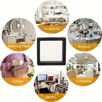 Papuošalų stovelis, 5 Sets Of White 5pcs Display Frame + 5pcs Base