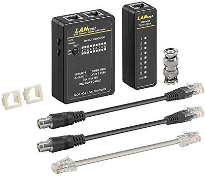 Inline Goobay Network kabelių testerio rinkinys 93010 Juodas