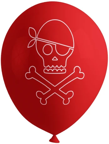 Piratų balionai – Šventės dekoracija