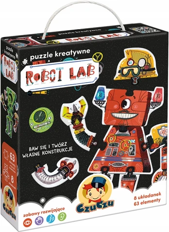 Dėlionė Czuczu Kūrybinis galvosūkis 63 elementai - Robot Lab