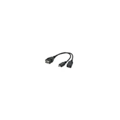 KABELIS USB OTG AF + MICRO BF TO / MICRO BM A-OTG-AFBM-04 GEMBIRD kaina