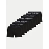 Jack & Jones Bokserių komplektas Solid 12189937 Juoda