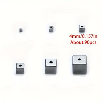 Akmens karoliukai, 4mm Apie 90vnt