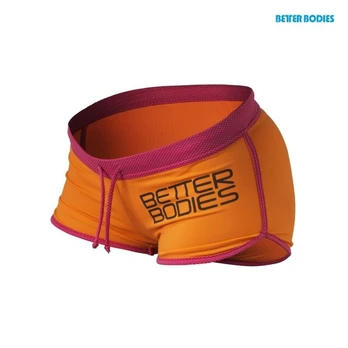 Better Bodies Contrast Hotpants (Orange/Pink) - M Dydis