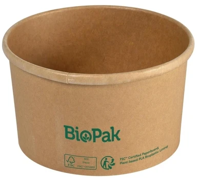 Dubuo, Duni BioPak Ronda, popierinis, 550 ml