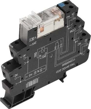 Weidmuller Przekaźnik pramoninis 2P 8A 24V DC TRS 24VDC 2CO (1123490000)
