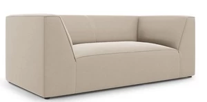 Sofa Micadoni Home Ruby Velvet, smėlio, 174 x 92 cm x 69 cm