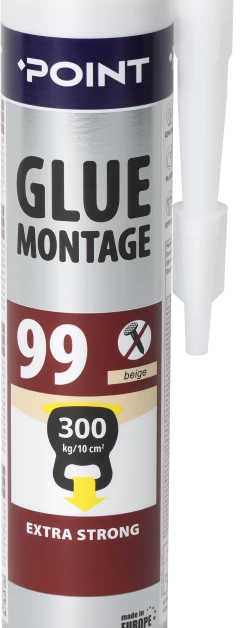 Montažiniai klijai  POINT 99, 280 ml Ypač stiprūs