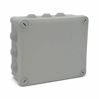 Junction box IP66, 240x190x95mm with cable entries