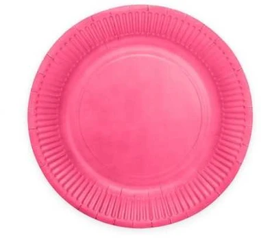 Globos Europe Bv Hot pink paptallerkner, 23cm 8 stk